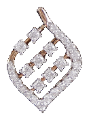 18 KT ROSE GOLD DIAMOND STUD