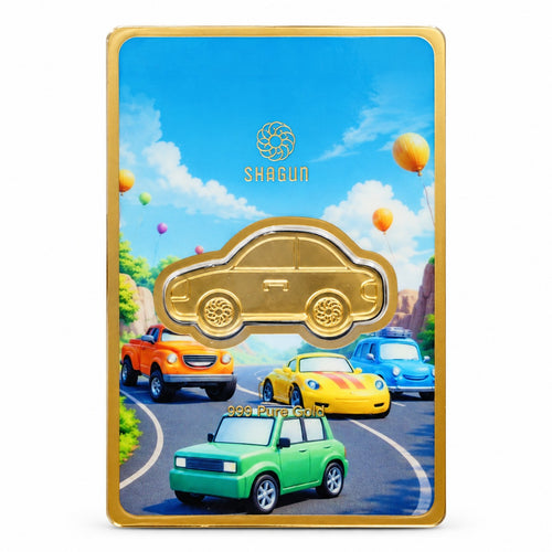 24KT Gold Car Coin for Kids