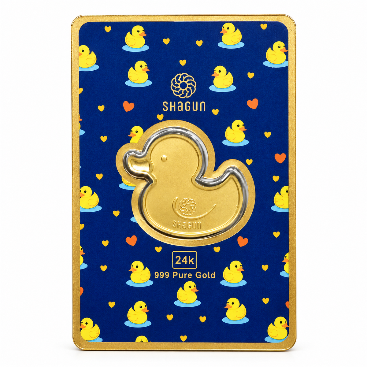 24KT Gold Duck Coin for Kids