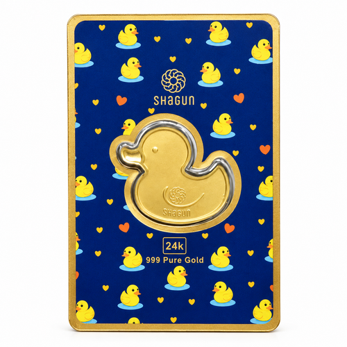 24KT Gold Duck Coin for Kids