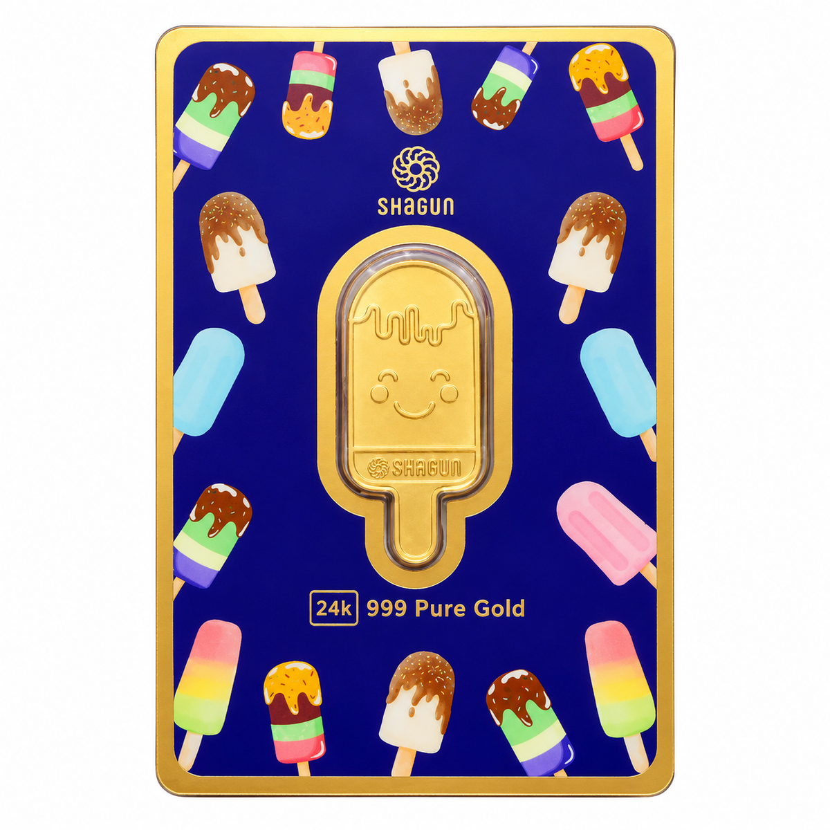 24KT Gold Ice Cream Coin for Kids