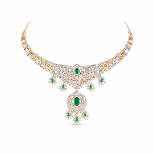 Apsara 18KT Gold Diamond Necklace