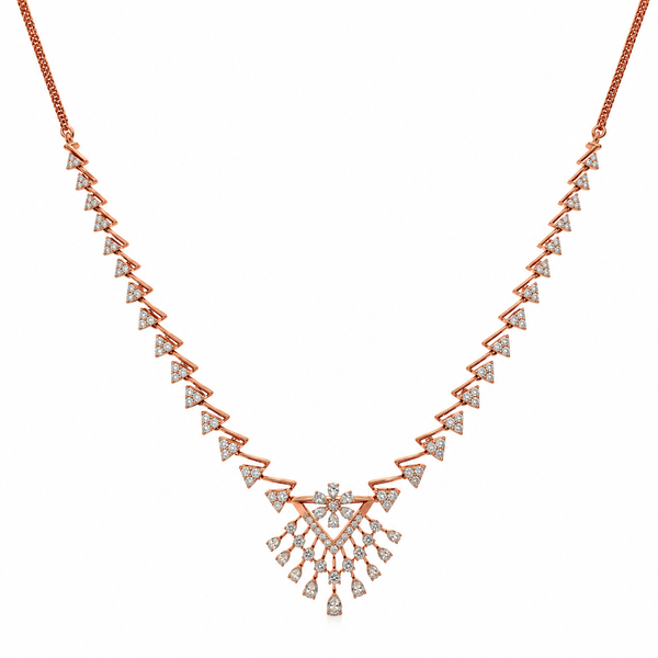 Aura Drizzle 14KT Gold Diamond Necklace