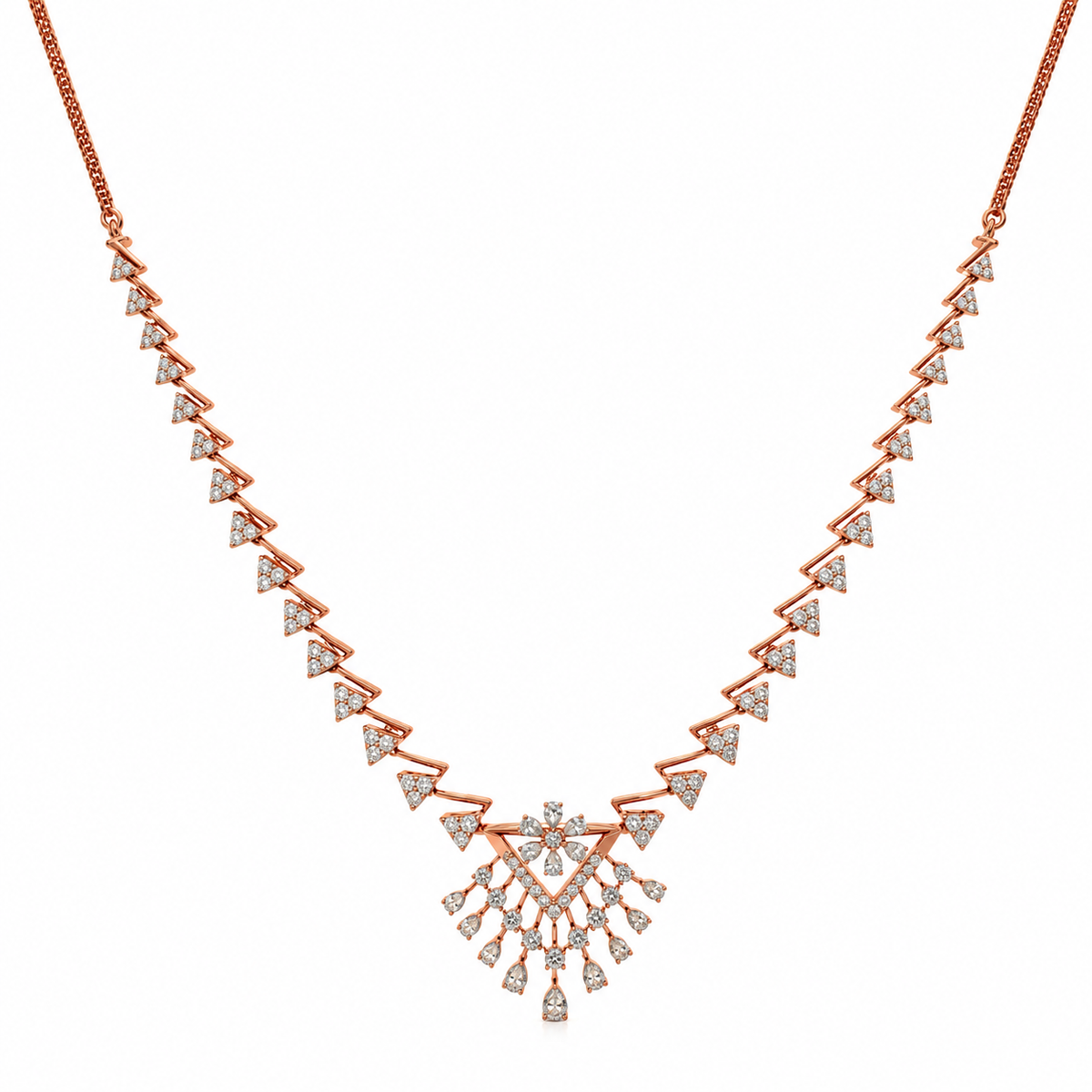 Aura Drizzle 14KT Gold Diamond Necklace