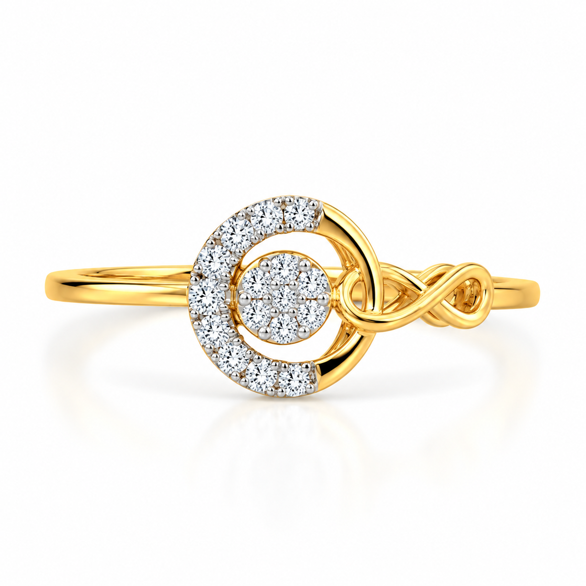Celestial Infi 14KT Gold Diamond Ring