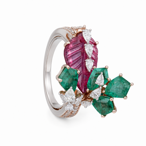 Enchanted Garden 14KT Gold Diamond Ring