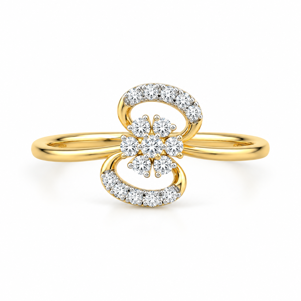 Classy Infinite 14KT Gold Diamond Ring