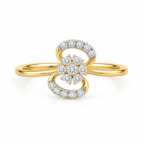 Classy Infinite 14KT Gold Diamond Ring
