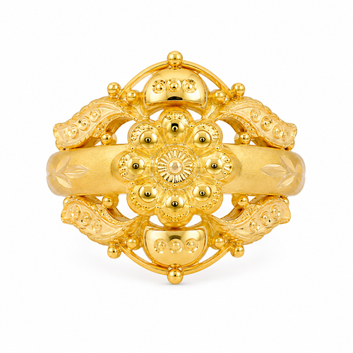 Corolla 22KT Gold Ring For Kids