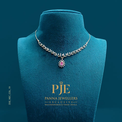 Radiant Arcs 14KT Gold Diamond Necklace