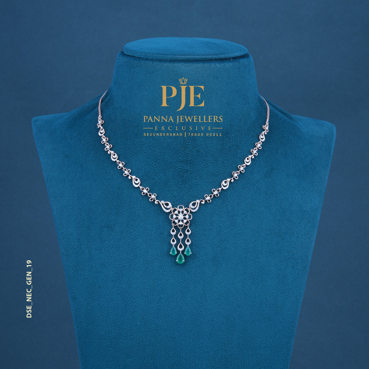 Intricate Shine 14KT Gold Diamond Necklace