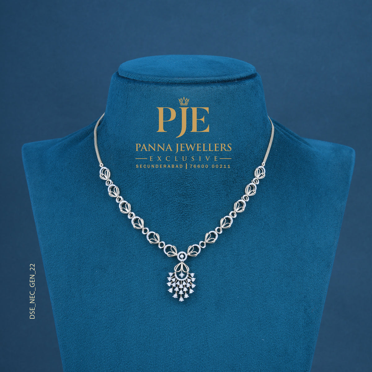 Mystic Charm 14KT Gold Diamond Necklace