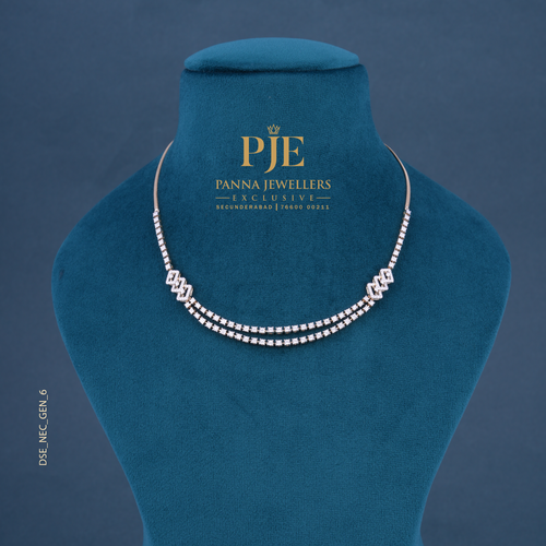 Graceful Layer 14KT Gold Diamond Necklace