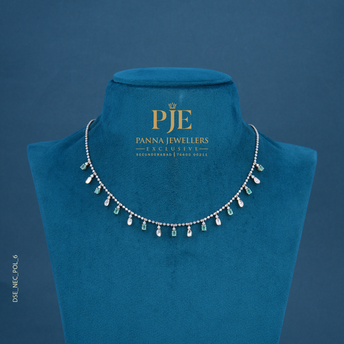 Sleek Bay 14KT Gold Diamond Station Necklace