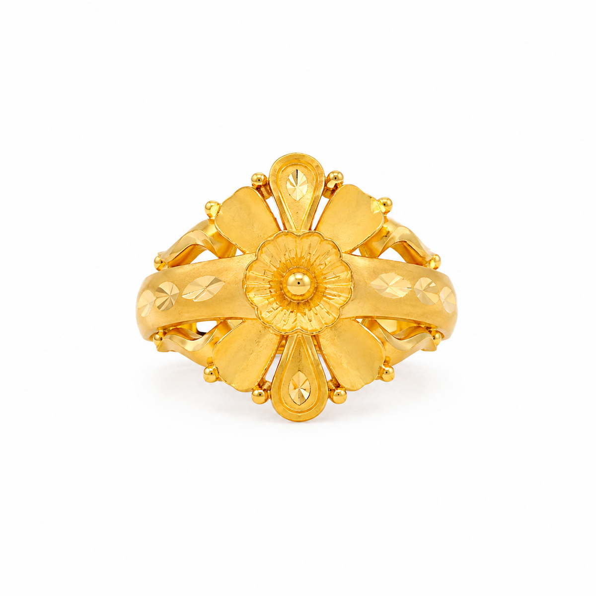 Daffodil 22KT Gold Ring For Kids