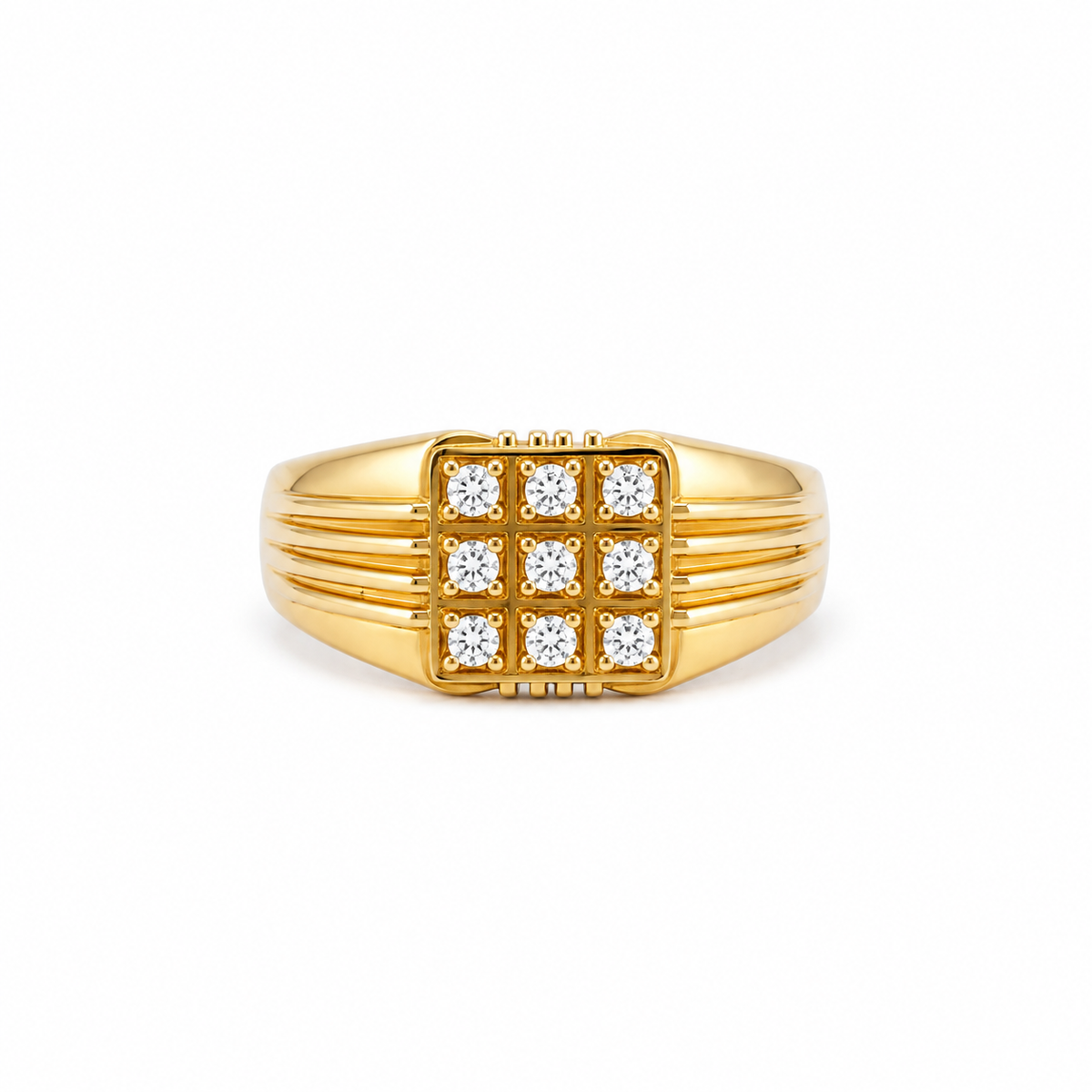 Dreamveil 22KT Gold Signet Ring