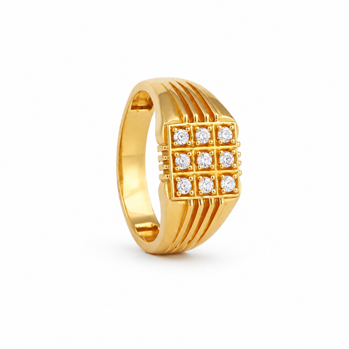 Dreamveil 22KT Gold Signet Ring