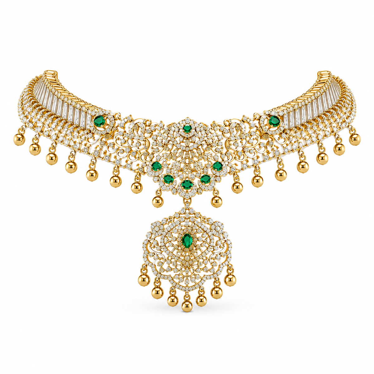 Dreamy Glow 18KT Gold Diamond Necklace