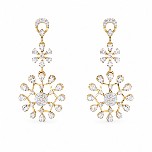Ahalya 18KT Gold Drop Earrings
