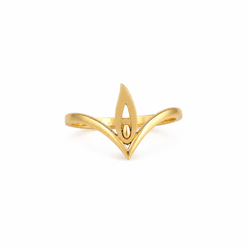 Elegant Diya 22KT Gold Ring