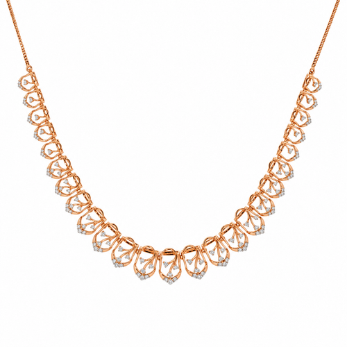 Enchanting 14KT Gold Diamond Necklace