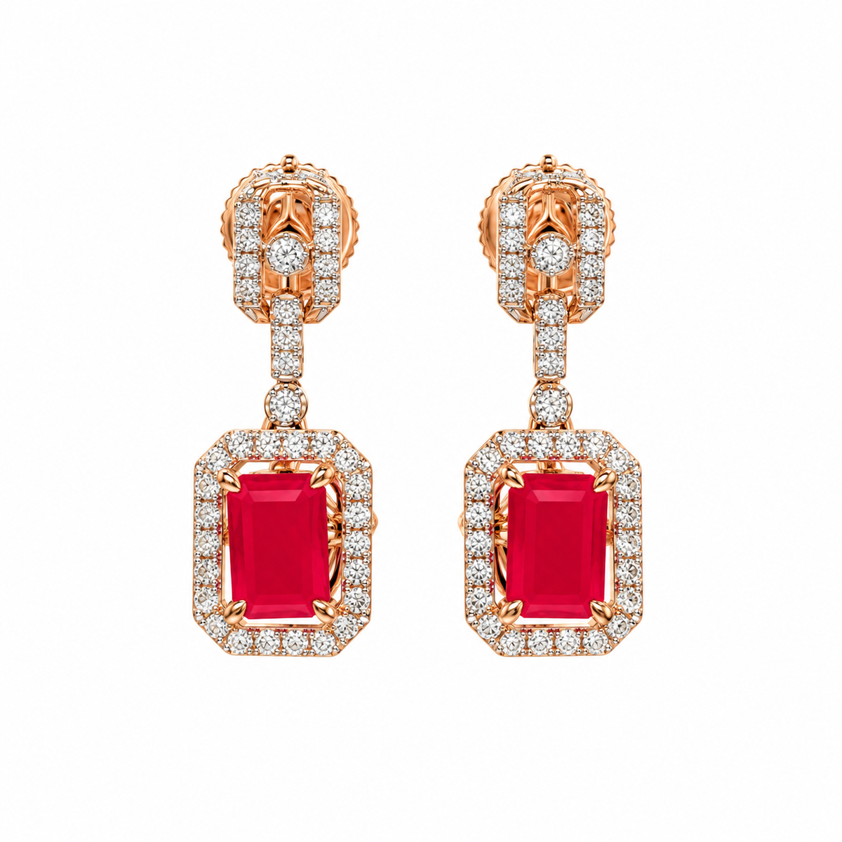 Euphoric 14KT Gold Diamond Drop Earrings