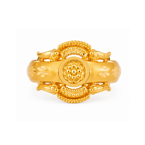 Flora 22KT Gold Ring For Kids