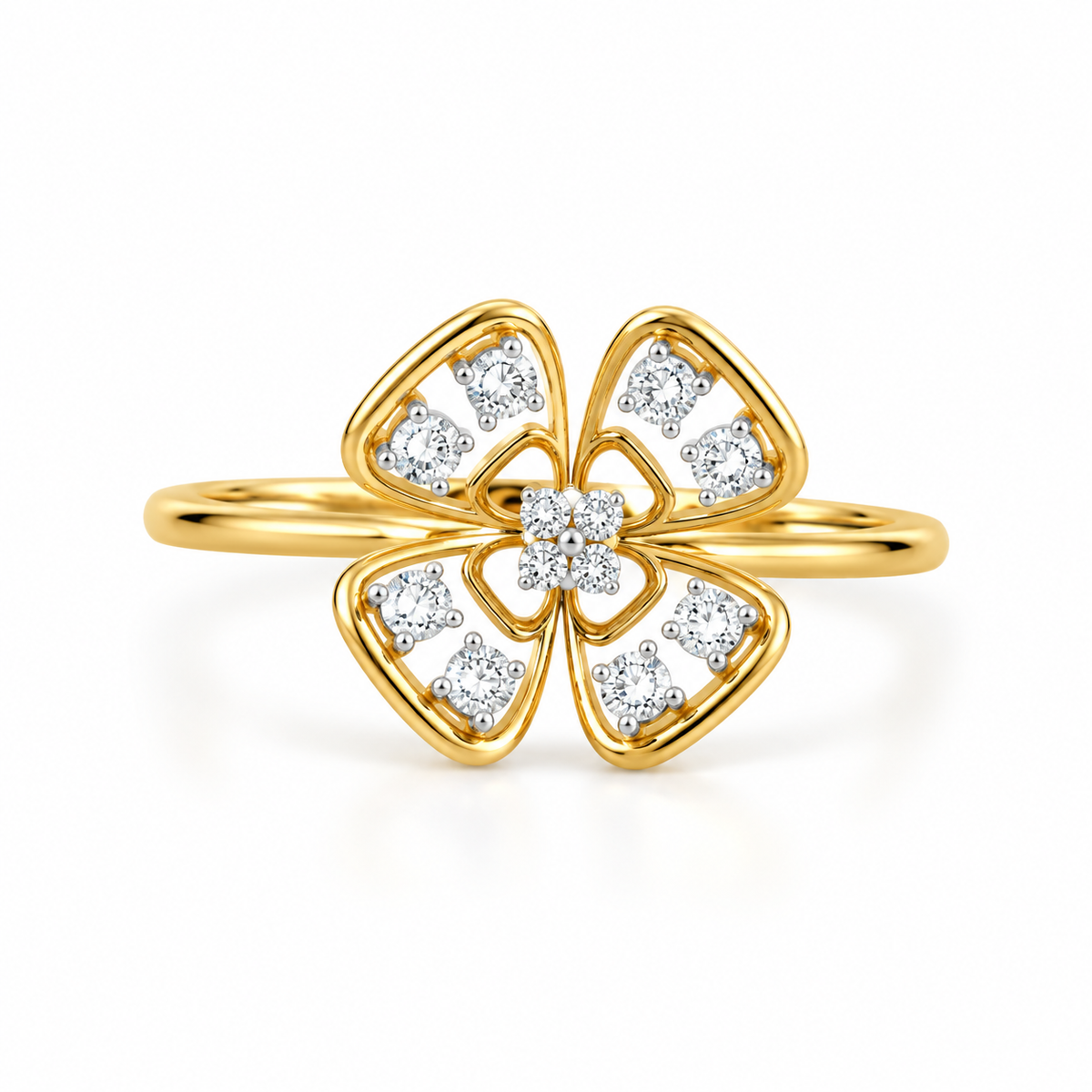 Flora Miracle 14KT Gold Diamond Ring