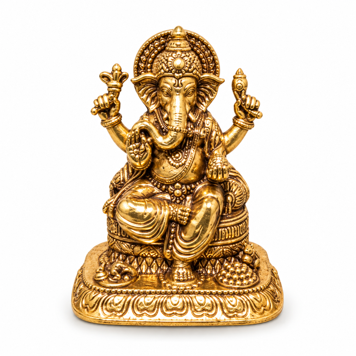 22KT Gold Ganpati Idol