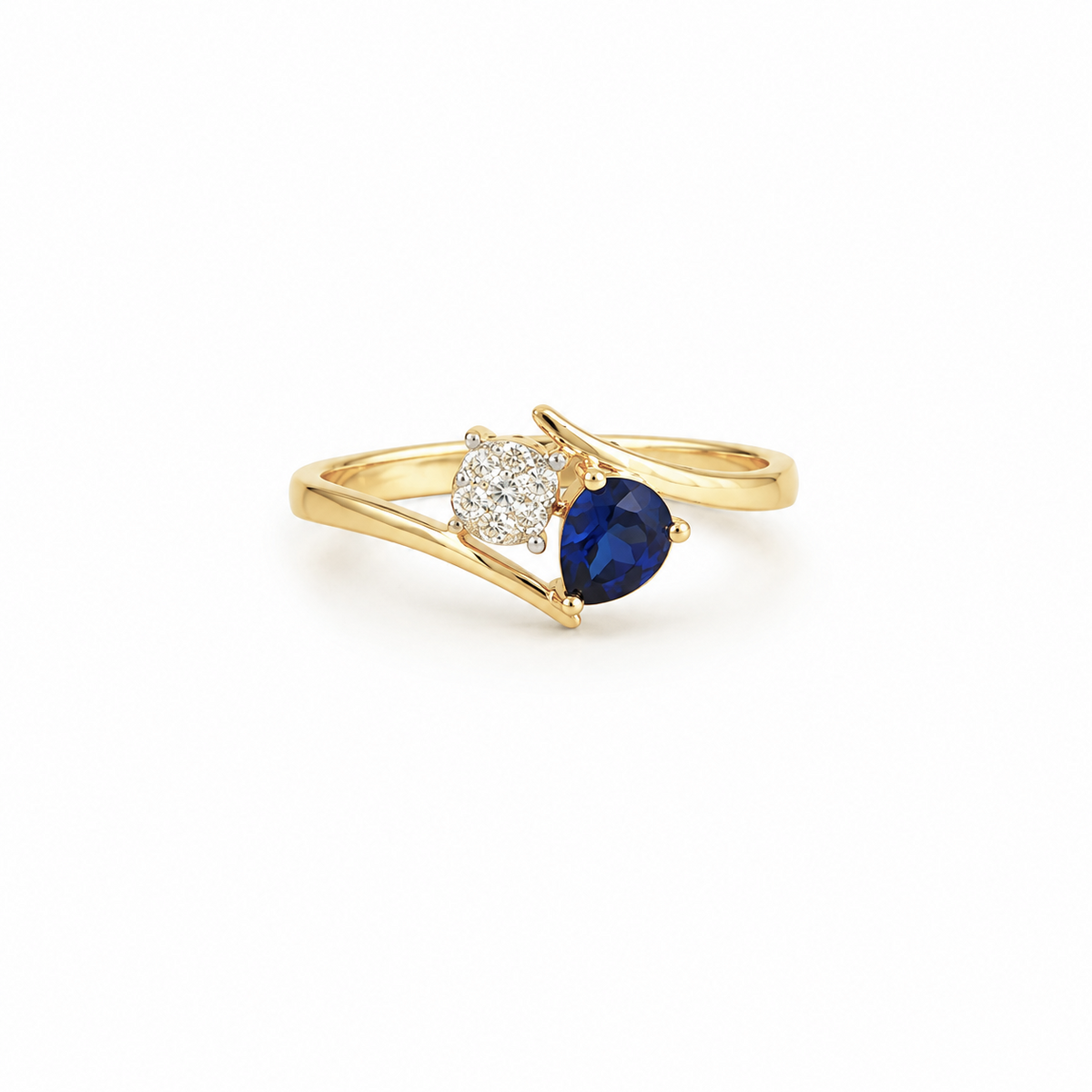 Hivani 14KT Gold Diamond Ring