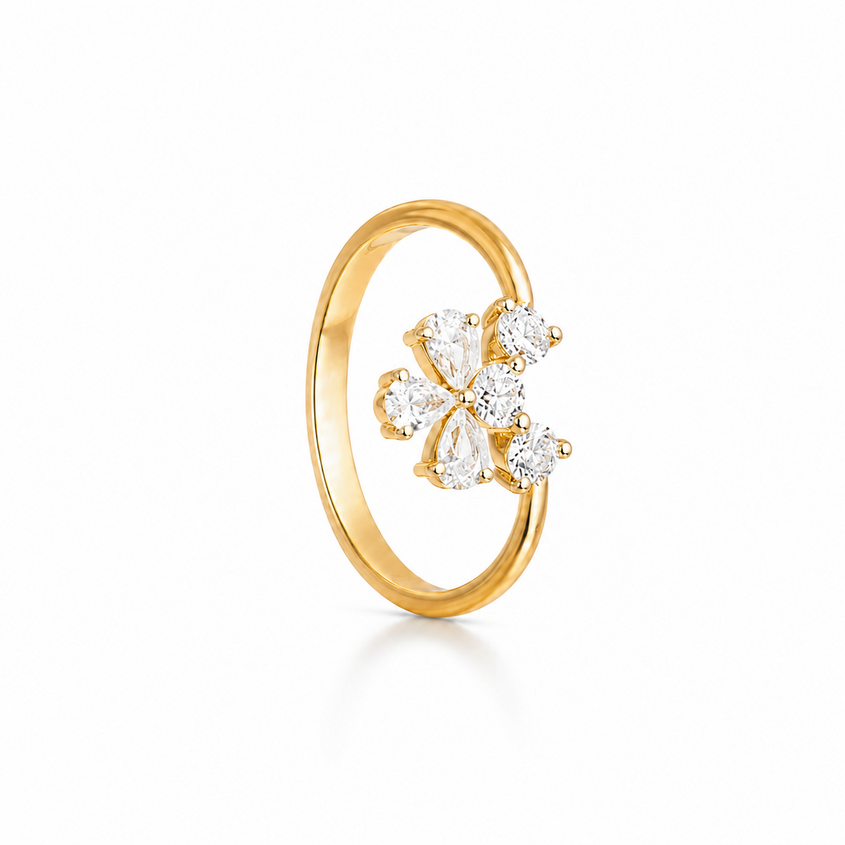 Ivana Pear Lab Grown Diamond Ring