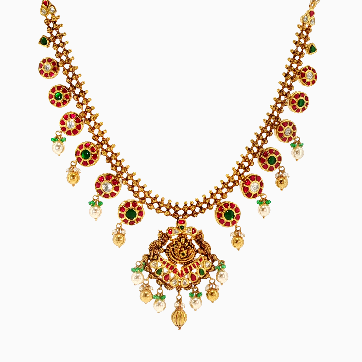 Kashmira 22KT Gold Kundan Necklace