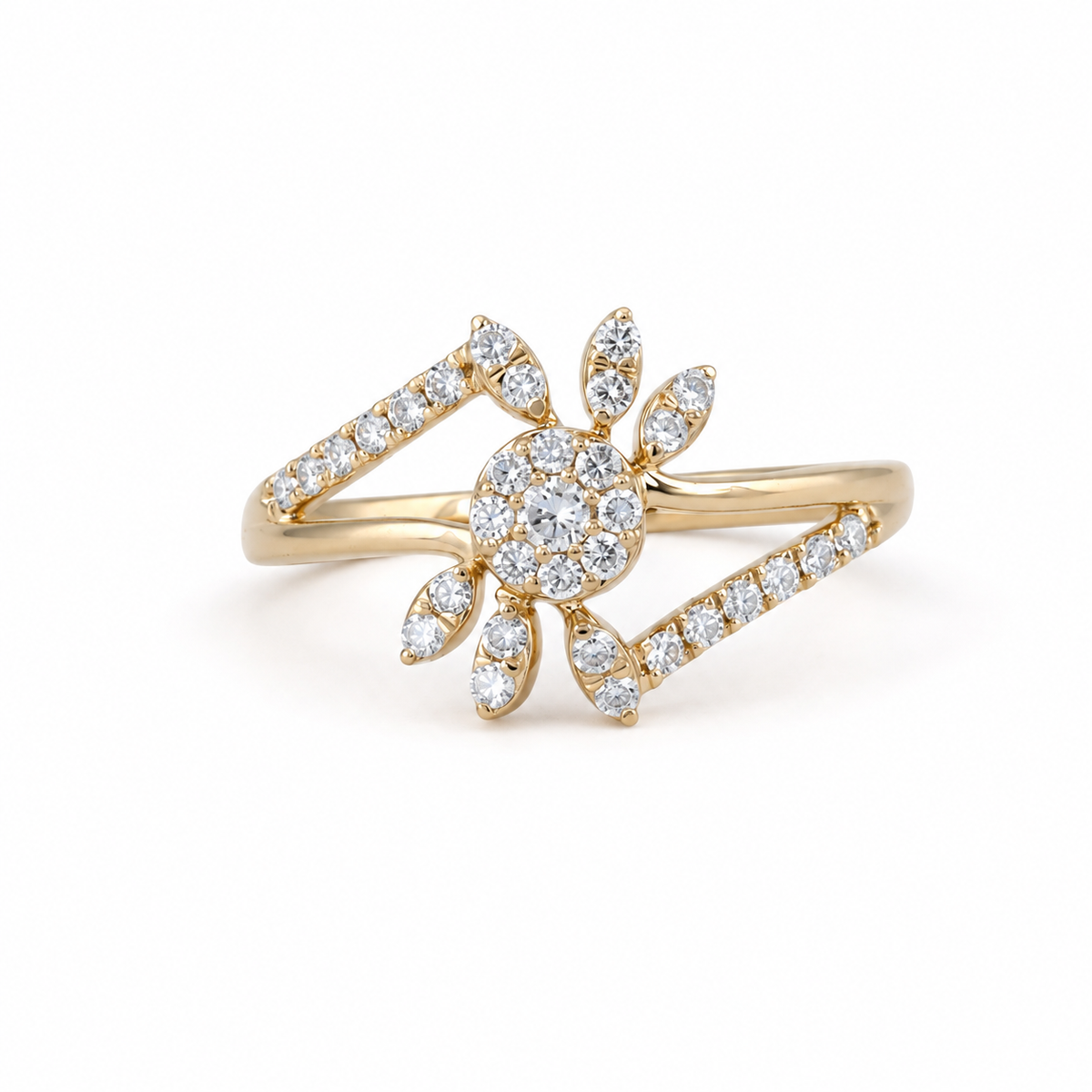 Kattie 14KT Lab Grown Diamond Ring
