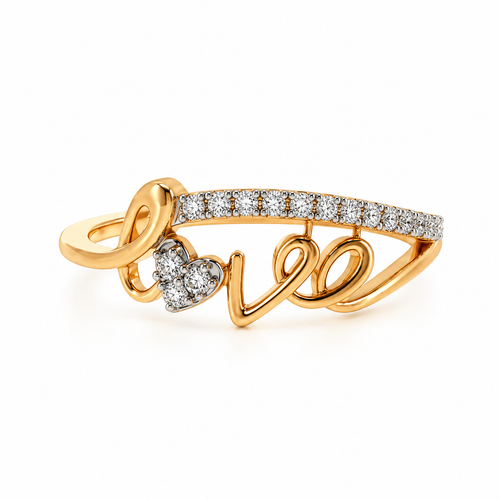 Love Blush 14KT Gold Diamond Ring