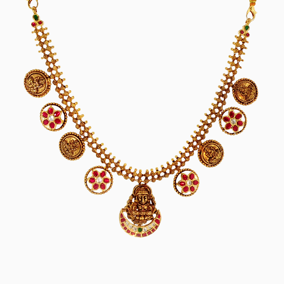 Maitreyi 22KT Gold Kundan Necklace
