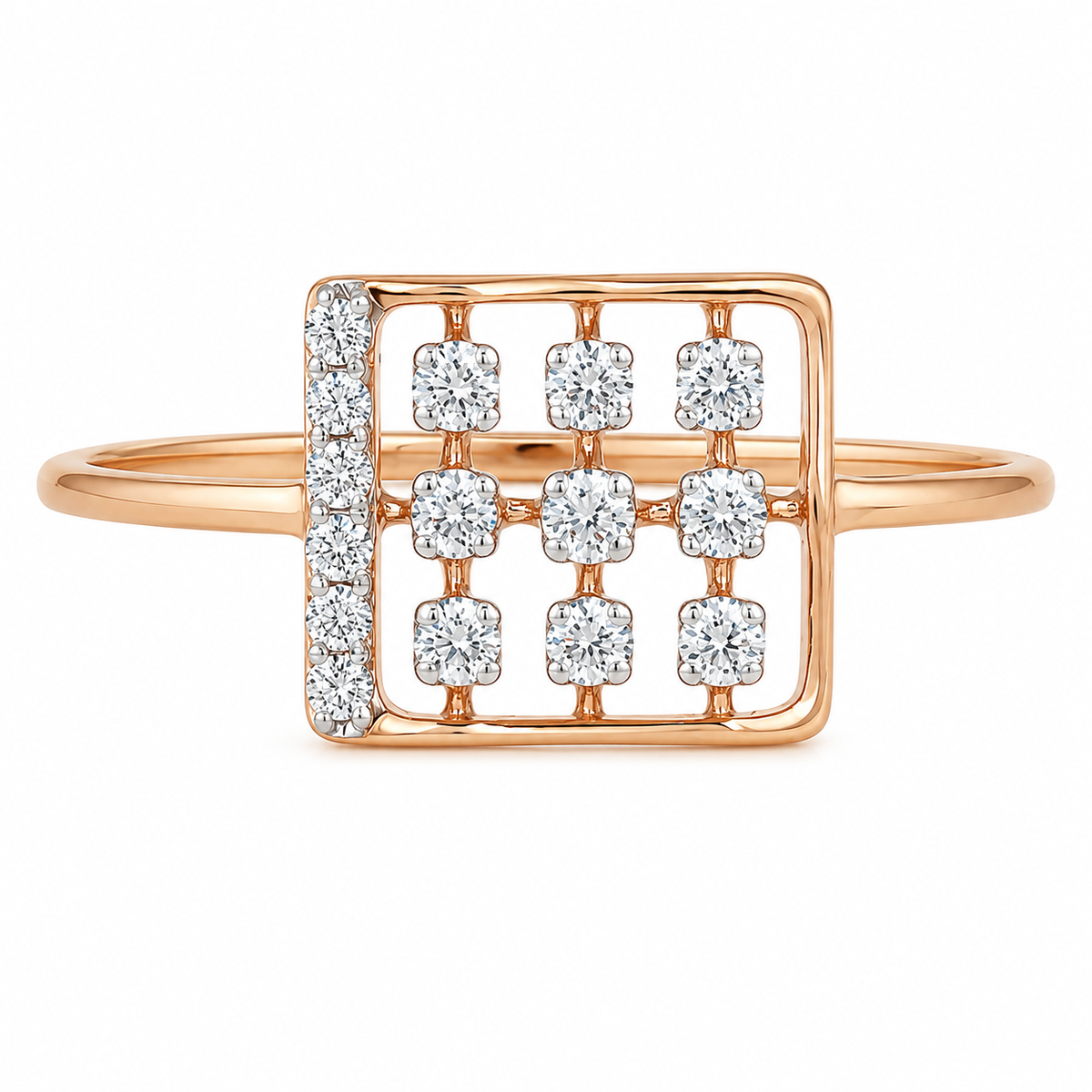 Matrix Luxe 18KT Gold Diamond Ring