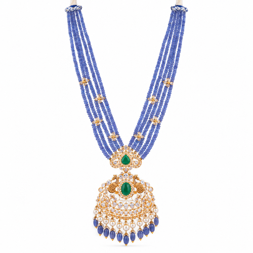 Mayur Padma 22KT Gold Antique Beaded Necklace