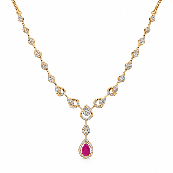 Nairiti 14KT Gold Diamond Necklace