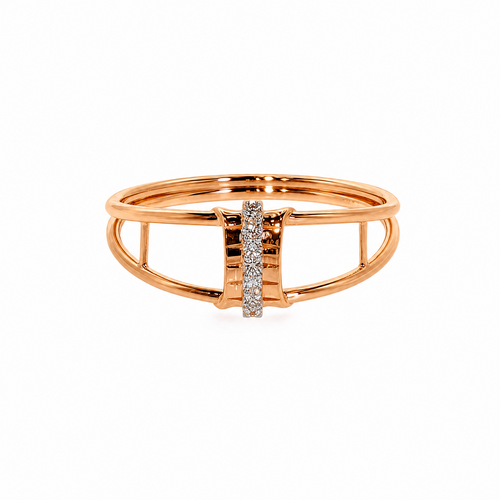 Petite Line 14KT Gold Lab Grown Diamond Ring