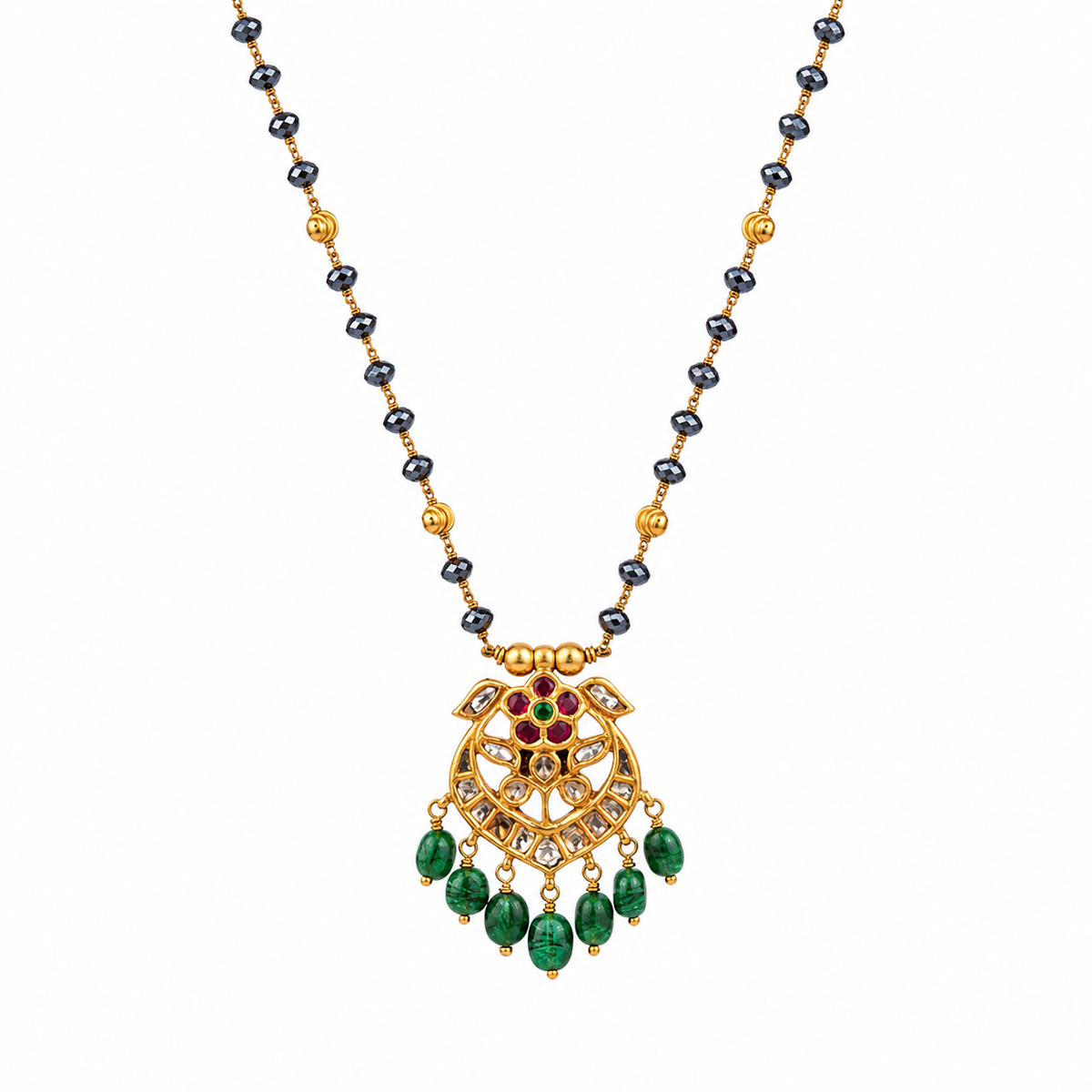 Rishta 22KT Gold Kundan Mangalsutra