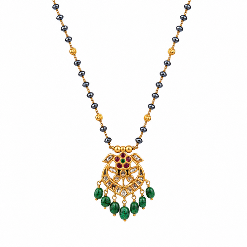 Rishta 22KT Gold Kundan Mangalsutra