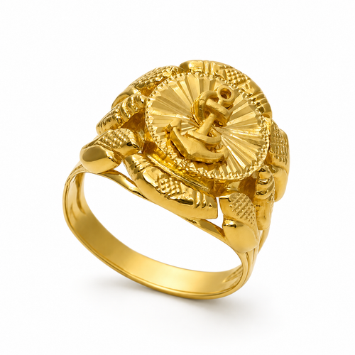 Royal Anchor 22KT Gold Ring
