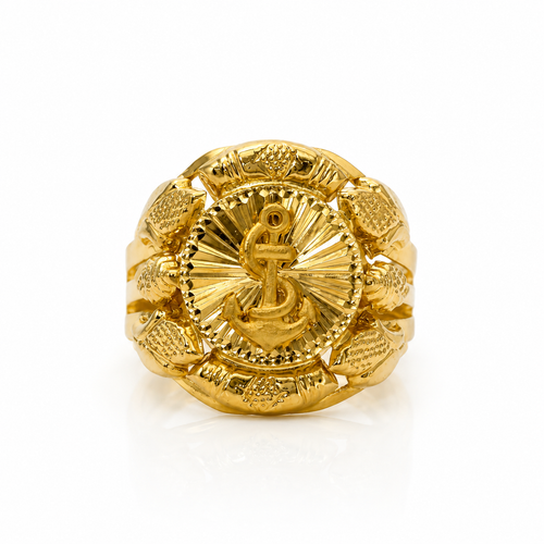 Royal Anchor 22KT Gold Ring