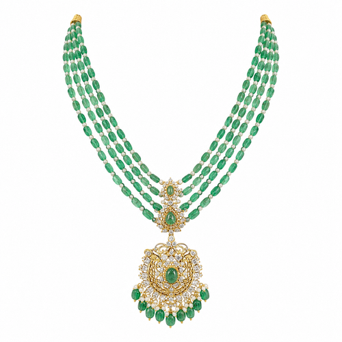 Semi Precious Beaded Necklace