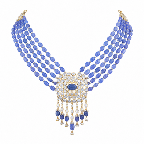 Semi Precious Beaded Necklace