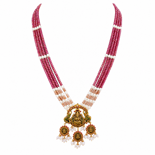 Semi Precious Beaded Necklace