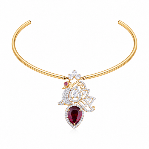 Semi Precious Kanti Necklace