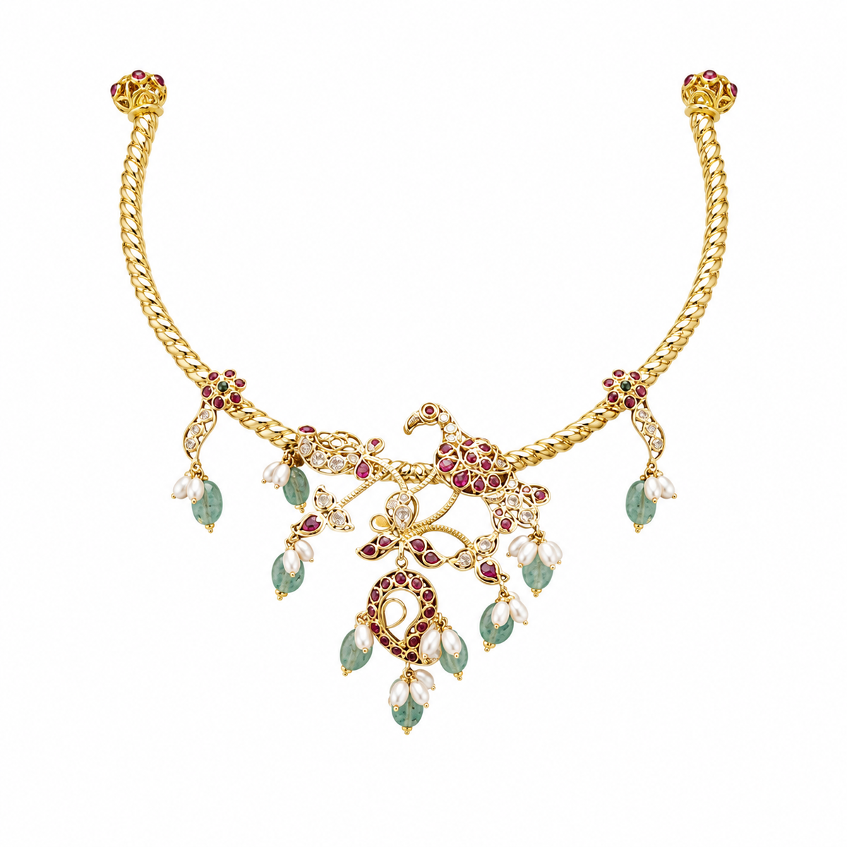 Semi Precious Kanti Necklace