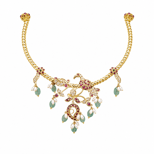 Semi Precious Kanti Necklace