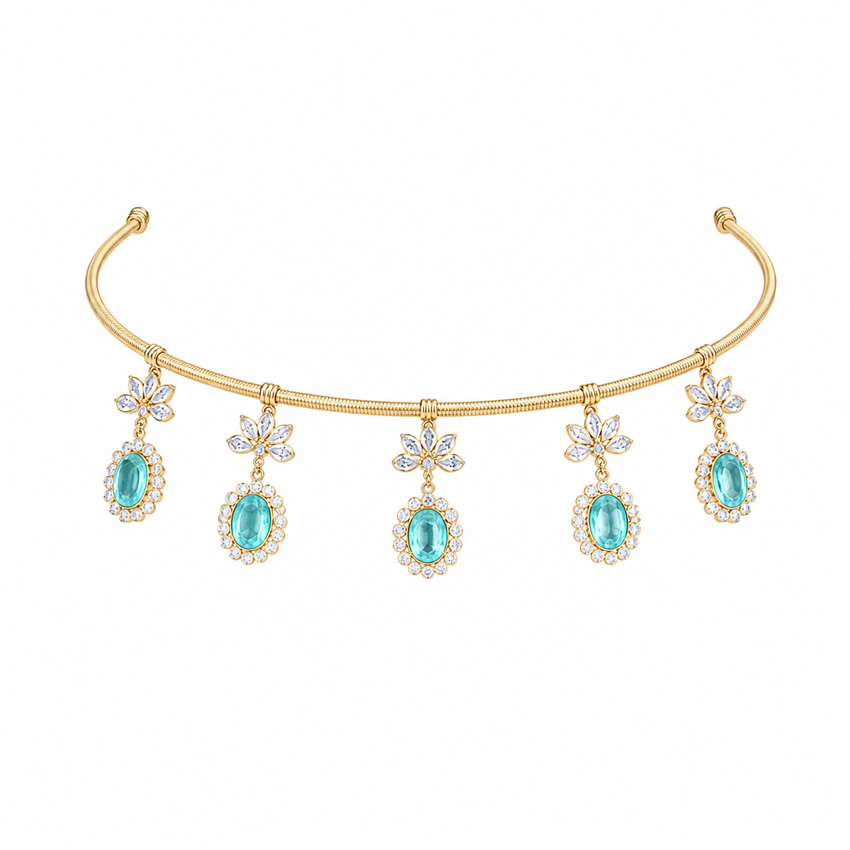 Semi Precious Kanti Necklace